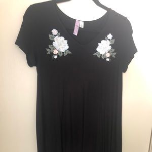 Black flowy dress